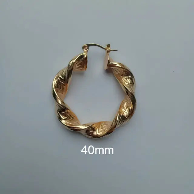 Wall Hoop Earrings