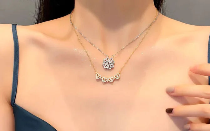 Clover Heart Necklace
